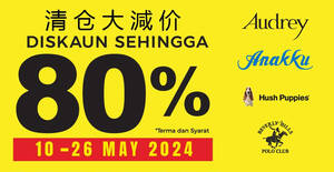Featured image for Branded Warehouse Sale at Pinnacle Sri Petaling Mall till 26 May 2024