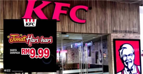 KFC Malaysia Launches Budget-Friendly Everyday Savings Deals from RM9.99 (from 1 May 2024)