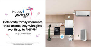 Featured image for Samsung Home Appliances 2024 Parents Day Deal till 30 June 2024
