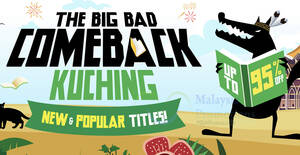 Featured image for Big Bad Wolf Books Fair Returns to Kuching from 25 July – 4 August at Boulevard Shopping Mall
