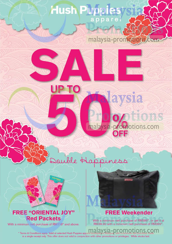 Featured image for (EXPIRED) Hush Puppies Apparel Up To 50% Off CNY Sale @ Islandwide 12 Jan – 10 Feb 2013