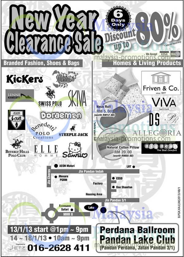 Featured image for Jetz Branded Fashion & Living Sale Up To 80% Off 13 – 18 Jan 2013