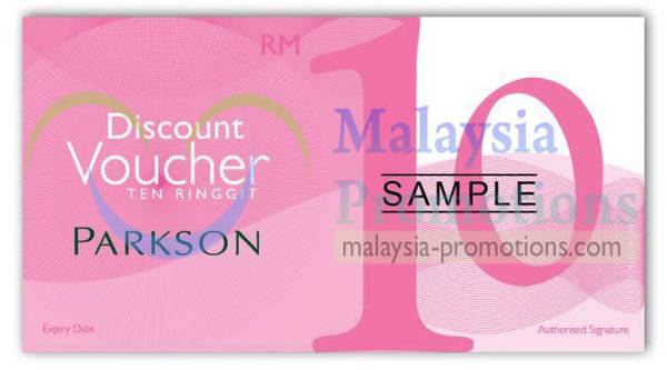 Featured image for (EXPIRED) Parkson FREE RM10 Discount Voucher With Every RM150 Spend 12 – 13 Jan 2013