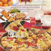 Featured image for Pizza Hut NEW Golden Harmony Feast – Platter, Passion Fizz & Crab Claw Pizza 19 Jan 2013