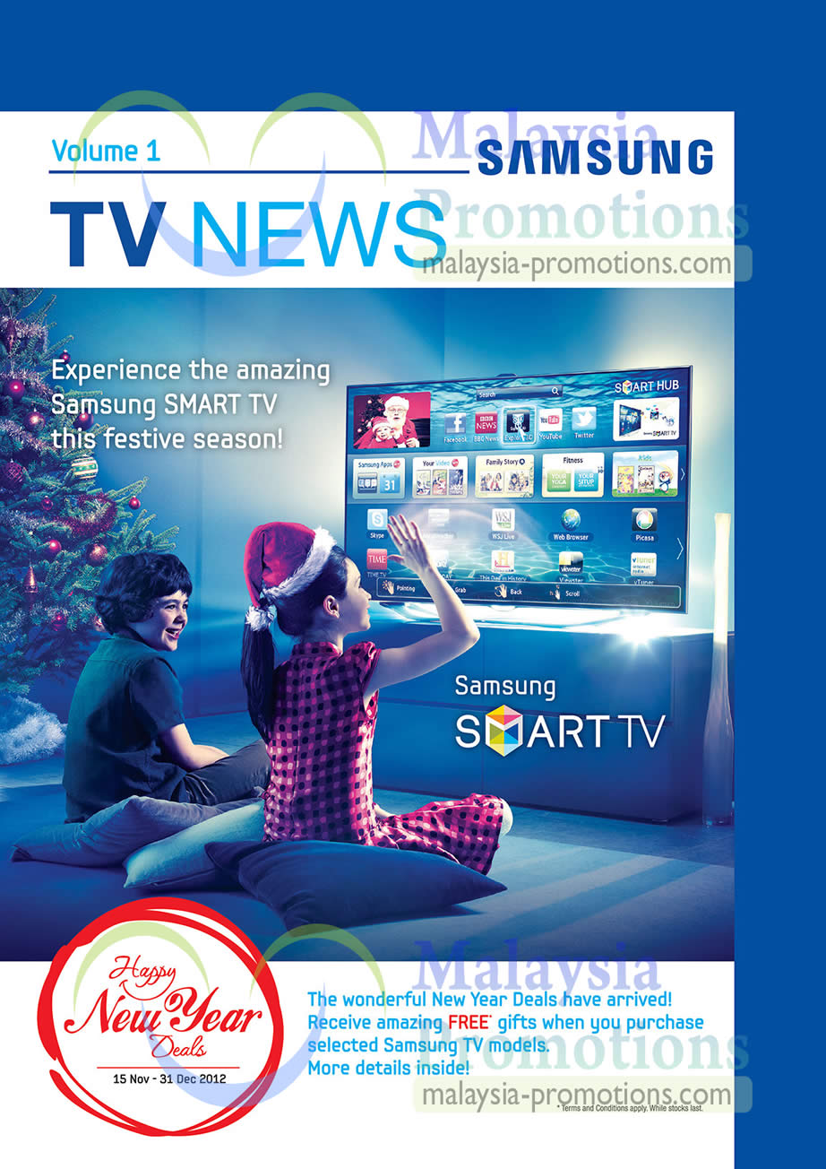 Featured image for Samsung New Year LED TV Promotion Offers 15 Nov 2012 - 31 Jan 2013