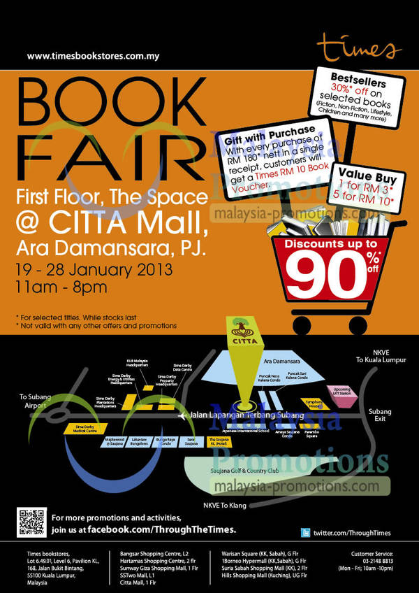 Featured image for Times Bookstores Book Fair @ Citta Mall 19 Jan – 28 Feb 2013