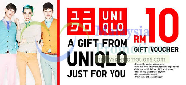 Featured image for (EXPIRED) Uniqlo RM10 Off Cash Voucher Coupon 11 Jan – 9 Feb 2013