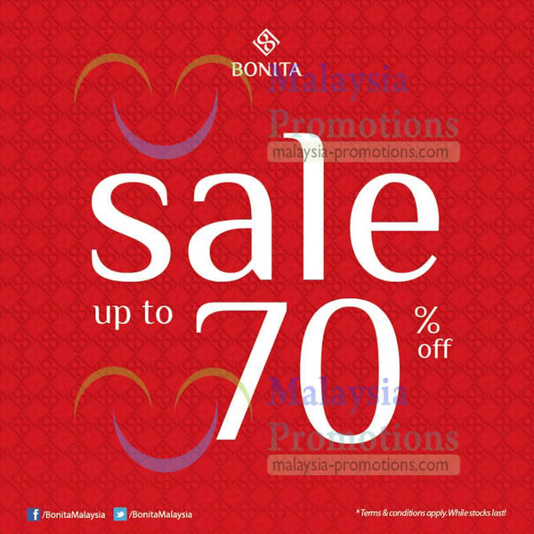 Featured image for (EXPIRED) Bonita Up To 70% Off Sale 20 Feb 2013