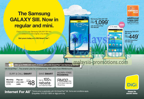 Featured image for Digi Samsung Galaxy S III & Samsung Galaxy S III Mini Offers 1 Feb 2013