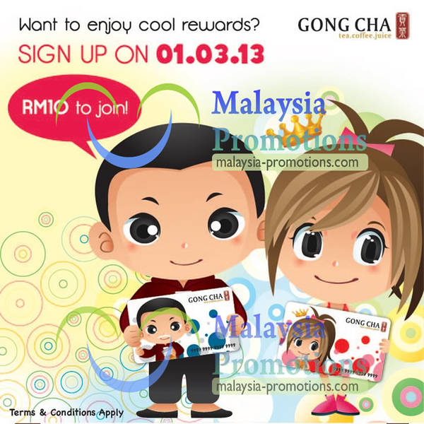 Featured image for Gong Cha RM10 Membership Card Promo 1 Mar 2013
