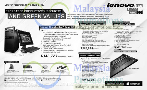 Featured image for Lenovo Desktop PC & Notebooks Offers 19 Feb 2013