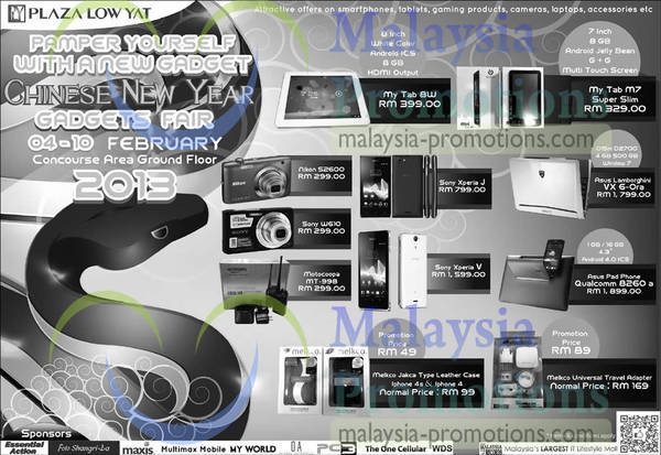 Featured image for (EXPIRED) Plaza Low Yat Electronics & Digital Camera Offers 4 – 10 Feb 2013