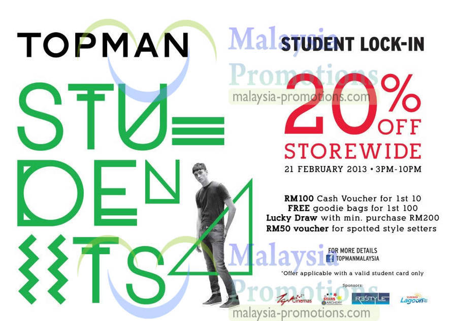 Topman 20 Percent Off Storewide