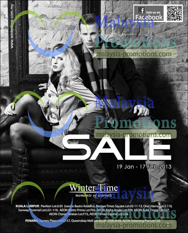 Featured image for Winter Time Sale @ Islandwide 19 Jan – 17 Feb 2013