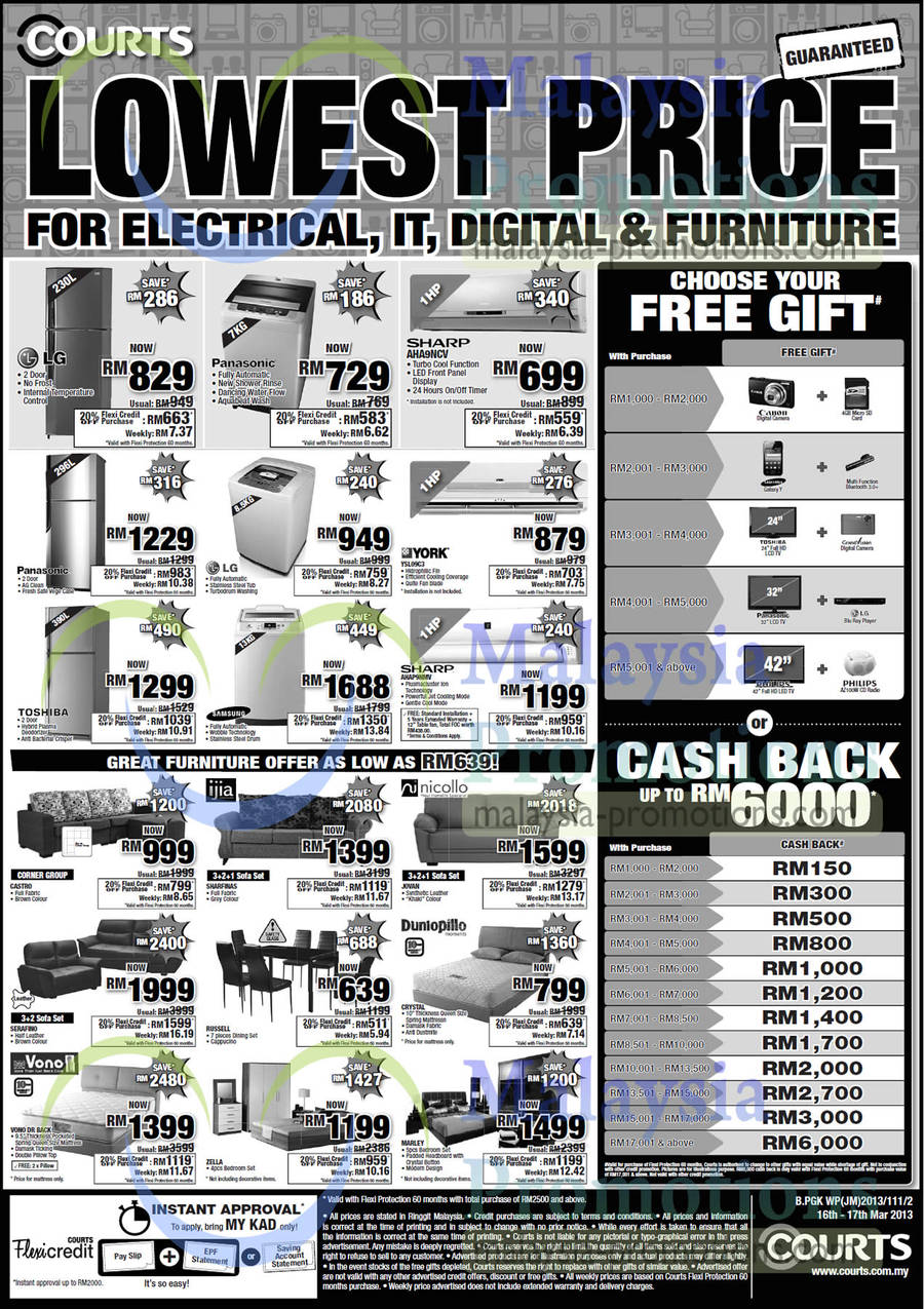 Air Conditioners, Sofa Sets, Mattresses, York, Sharp, Ijia, Nicollo, Dunlopillo, Vono