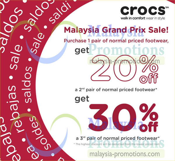 Featured image for (EXPIRED) Crocs Up To 30% Off Footwear 22 Mar – 7 Apr 2013