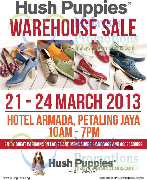 Featured image for (EXPIRED) Hush Puppies Warehouse Sale @ Armada Hotel Petaling Jaya 21 – 24 Mar 2013