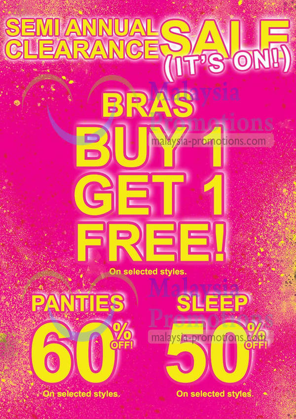 Featured image for (EXPIRED) La Senza Semi Annual Clearance Sale 9 – 24 Mar 2013