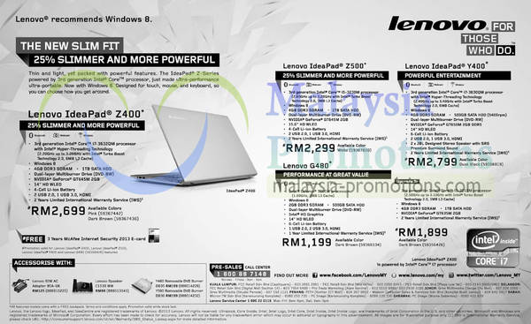 Featured image for Lenovo Notebooks Offers 15 March 2013