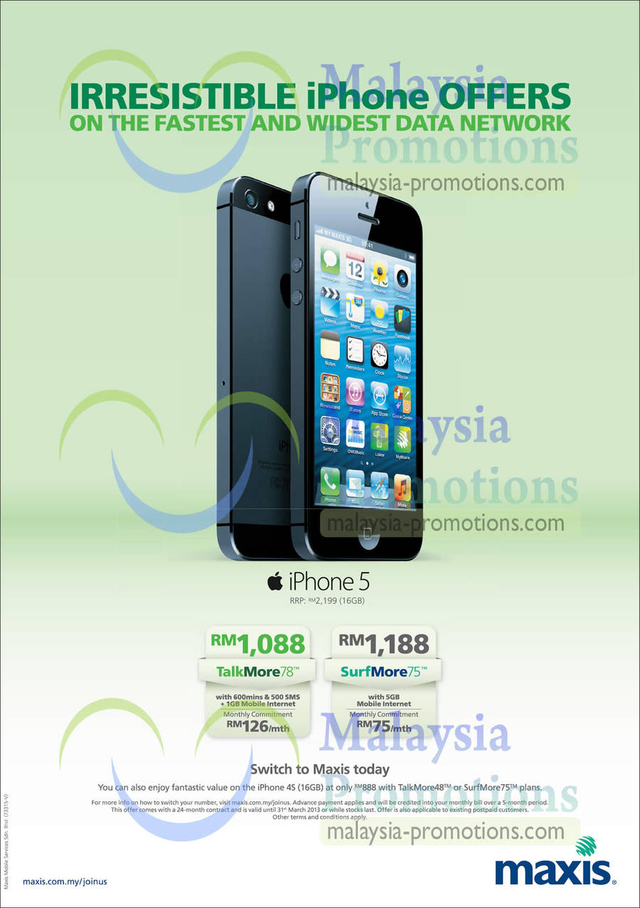 Maxis 25 Mar 2013