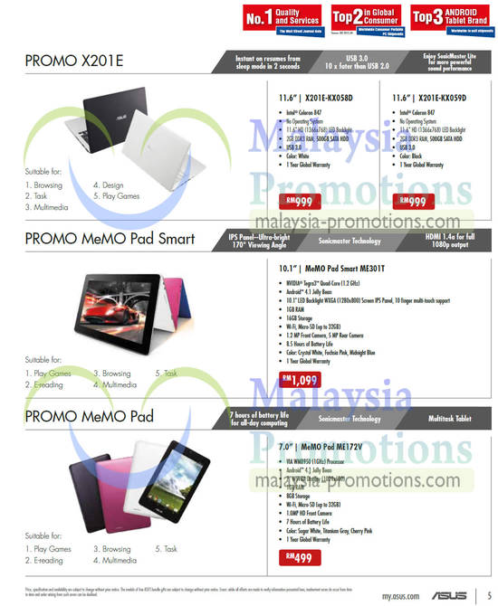 Promo X201E Notebook, Memo Pad