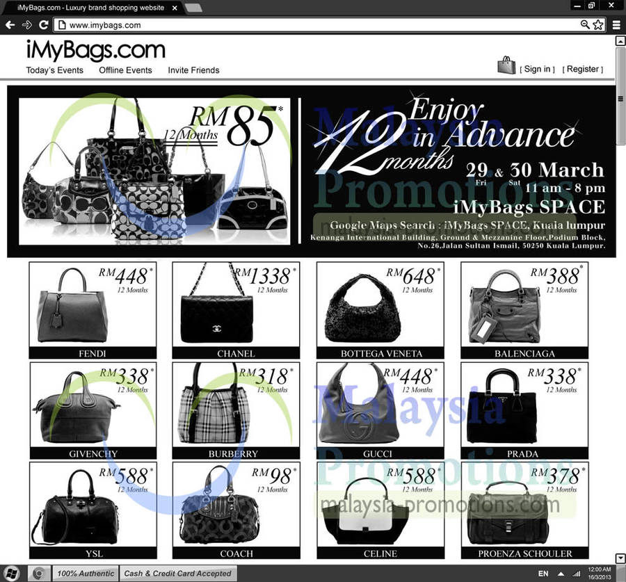 iMyBags 26 Mar 2013