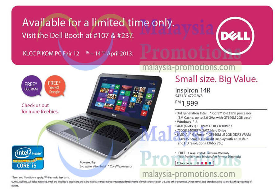 9 Apr Dell Inspiron 14R Notebook