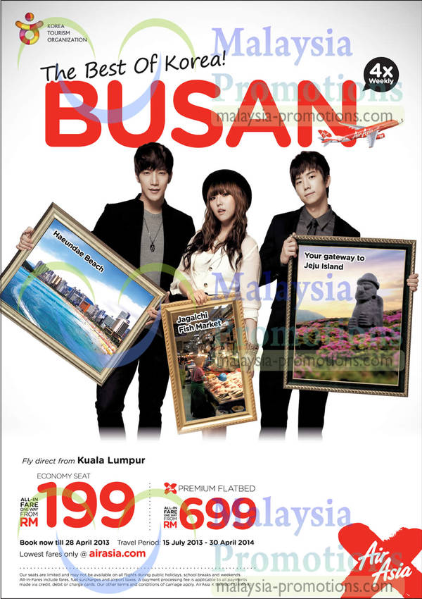 Featured image for Air Asia Busan South Korea Promotion Air Fares 17 – 28 Apr 2013