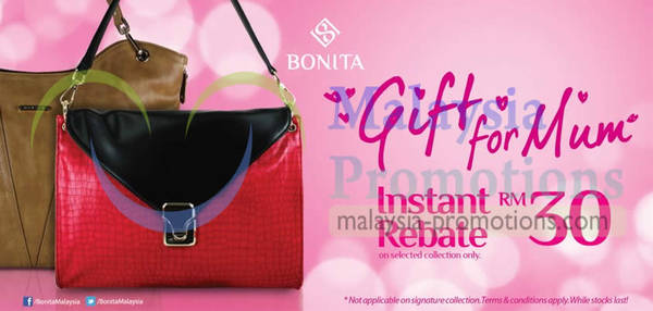 Featured image for (EXPIRED) Bonita RM30 Rebate Promotion 8 – 30 Apr 2013