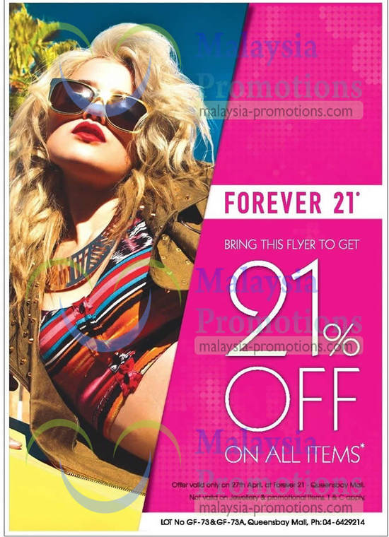 Forever 21 27 Apr 2013