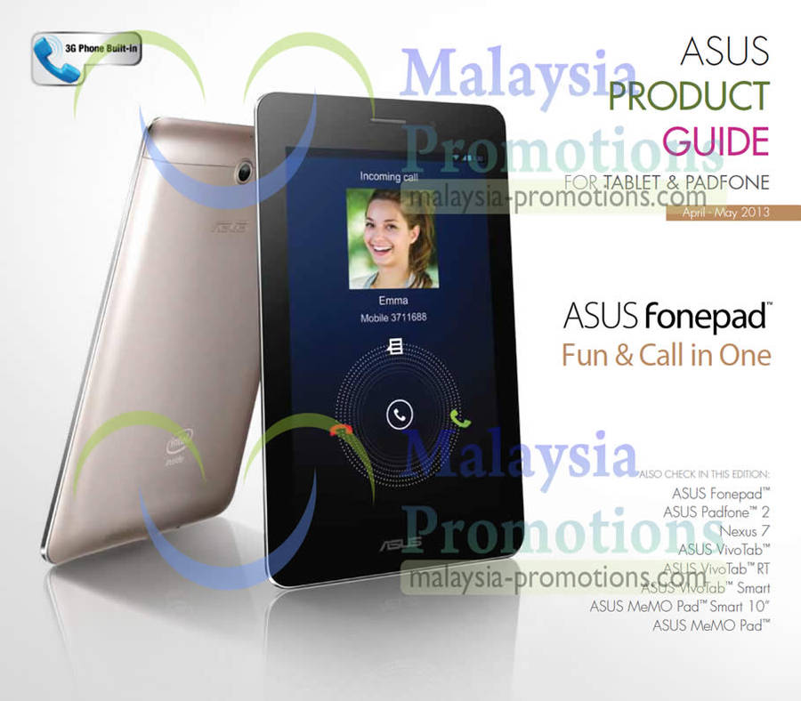 Tablets, Padfone Product Guide