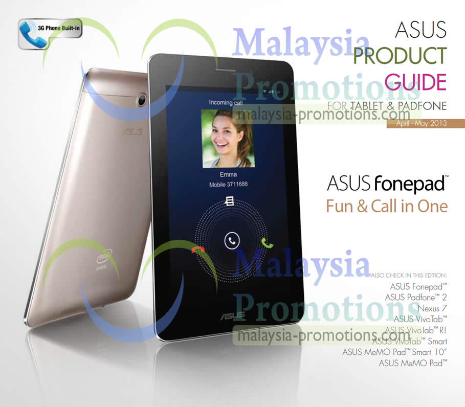 Featured image for Asus Tablets & Padfones Offers 1 Apr 2013