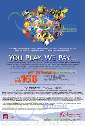 Featured image for (EXPIRED) Universal Studios Singapore Package Super Deal 24 Apr – 31 May 2013