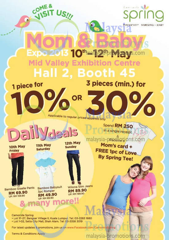 11 May Spring Maternity Offers