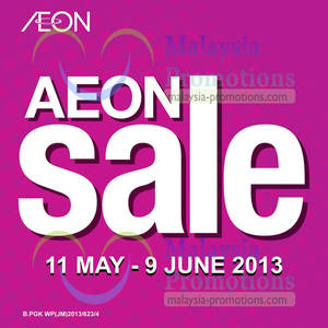 Featured image for (EXPIRED) AEON Sale 11 May – 9 Jun 2013