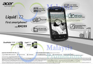 Featured image for Acer Liquid Z2 Smartphone Features & Price 10 May 2013