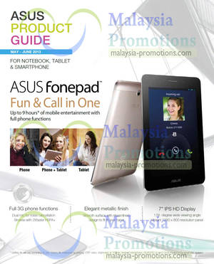 Featured image for Asus Notebooks & Tablets Offers 8 May 2013