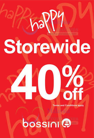 Featured image for (EXPIRED) Bossini 40% Off Storewide Promo 31 May – 2 Jun 2013