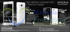 Featured image for Dynamics Sony Xperia Smartphone Offers 1 May 2013