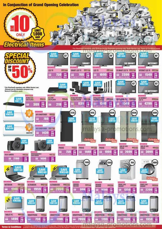 Electrical Appliances,  Washers, Fridges, Mobile Phones