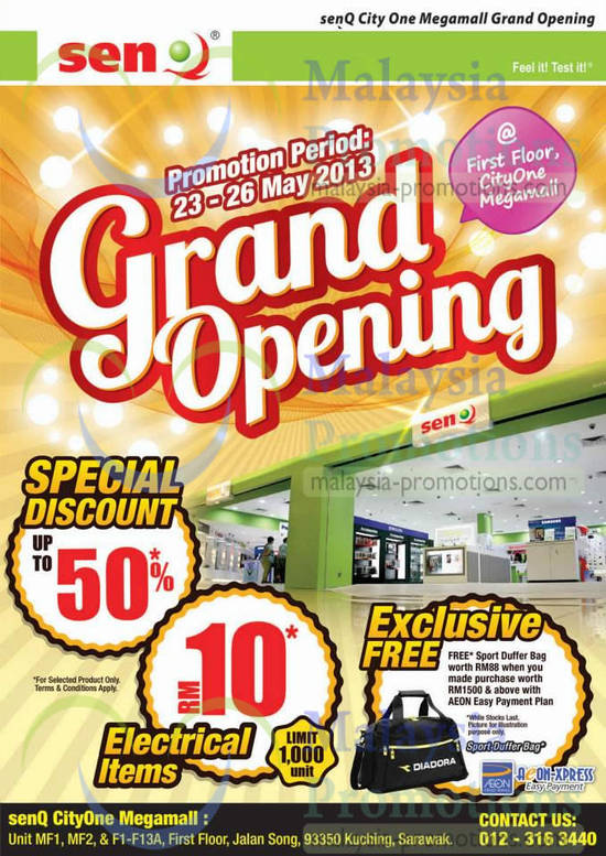 Grand Opening at first floor, CityOne Megamall