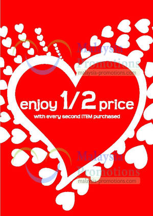 Featured image for (EXPIRED) Heart Attack Buy One Get 50% Off 2nd Item Promo 13 – 23 May 2013