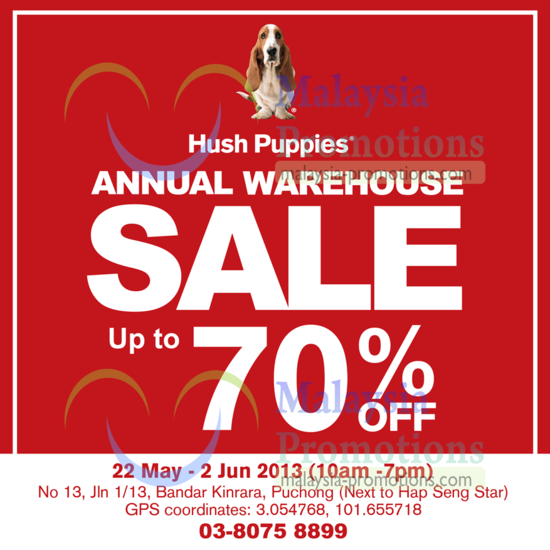 Hush Puppies Warehouse Sale