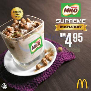 Featured image for McDonald’s Milo Supreme McFlurry is BACK 30 May 2013