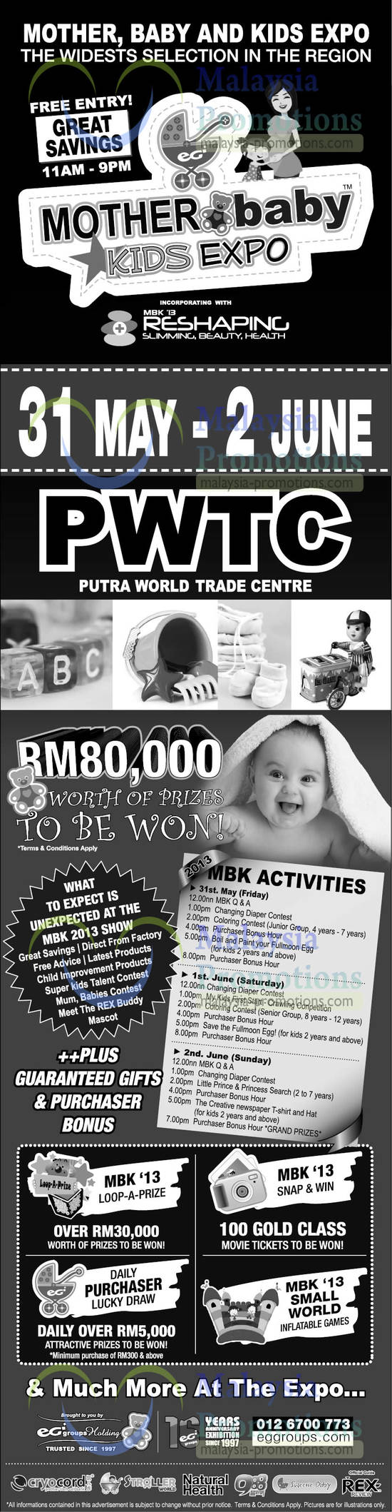 Mother, Baby n Kids Expo 27 May 2013