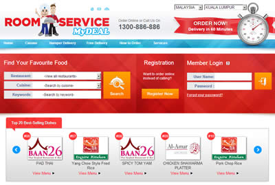 Featured image for Room Service Deliveries RM15 OFF Coupon Code 29 - 30 Mar 2014