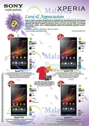 Featured image for (EXPIRED) Sony Xperia Smartphones Parents Day Promotion Offers Price List 10 May – 16 Jun 2013