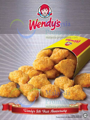 Featured image for (EXPIRED) Wendy’s RM5 For 15pcs Chicken Nuggets Deal 26 May 2013