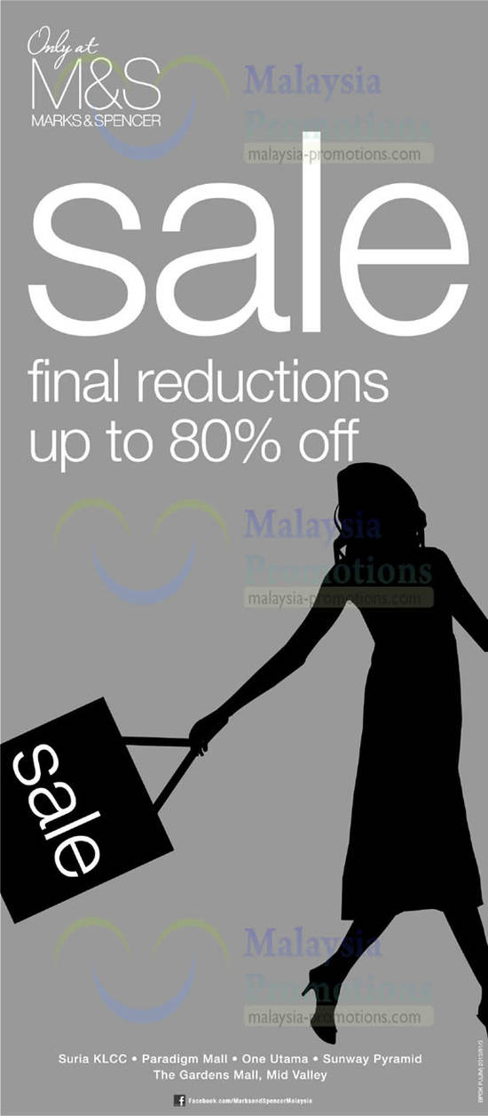 7 Aug Further Reductions Up To 80 Percent Off