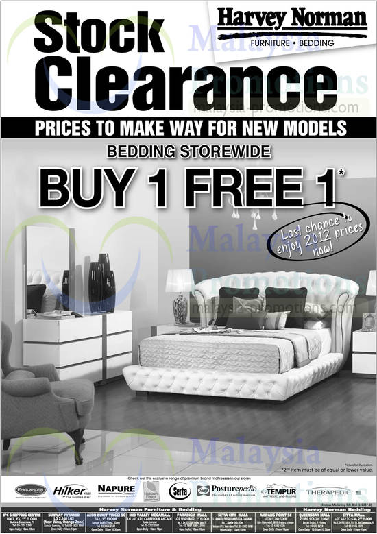 Bedding Storewide Buy 1 Free 1